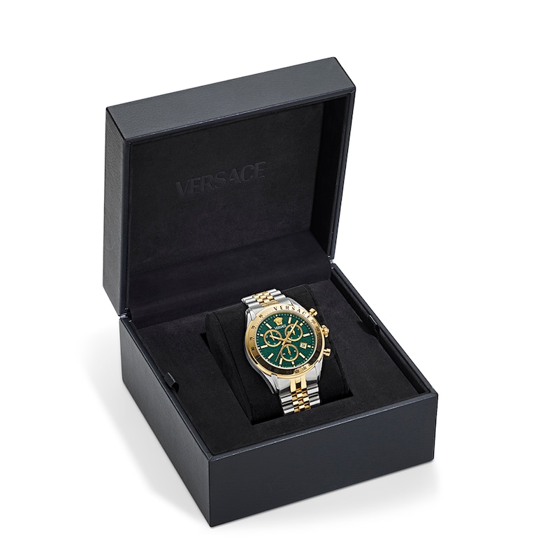 Versace Chrono Master Men's Two-Tone Bracelet Watch