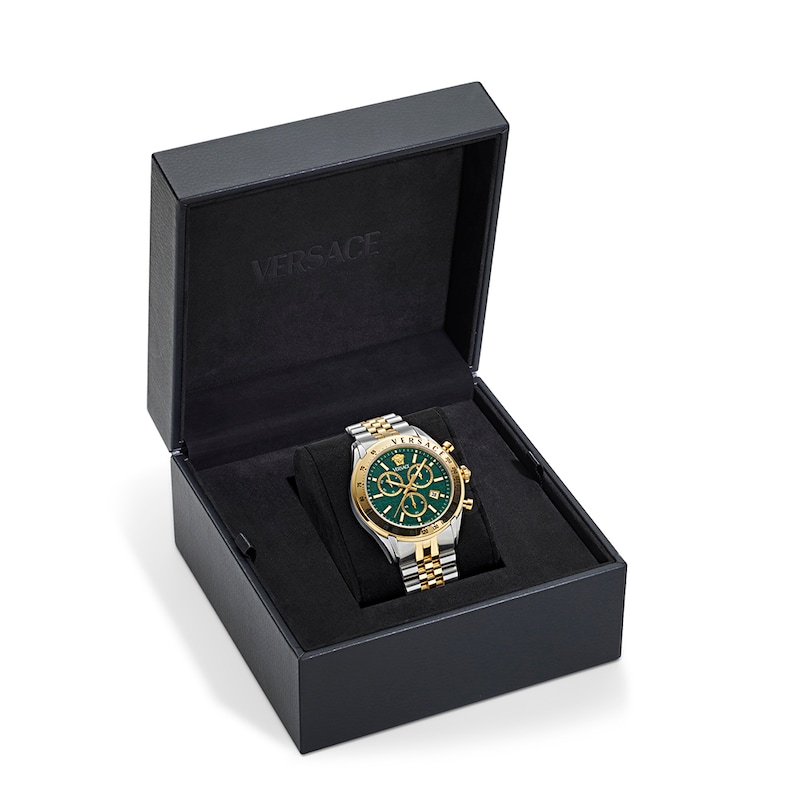 Main Image 4 of Versace Chrono Master Men's Two Tone Bracelet Watch