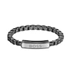 Thumbnail Image 0 of BOSS Devon Men's Black IP 7.5 Inch Box Chain Bracelet