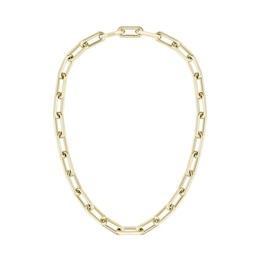 BOSS Halia Ladies' Gold-Tone IP 16 Inch Link Chain Necklace