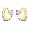 Thumbnail Image 0 of BOSS Honey Ladies' Gold-Tone Heart Shaped Stud Earrings