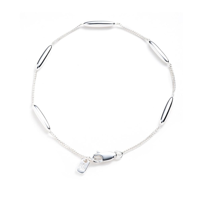 Lauren Ralph Lauren Sterling Silver Station Bracelet