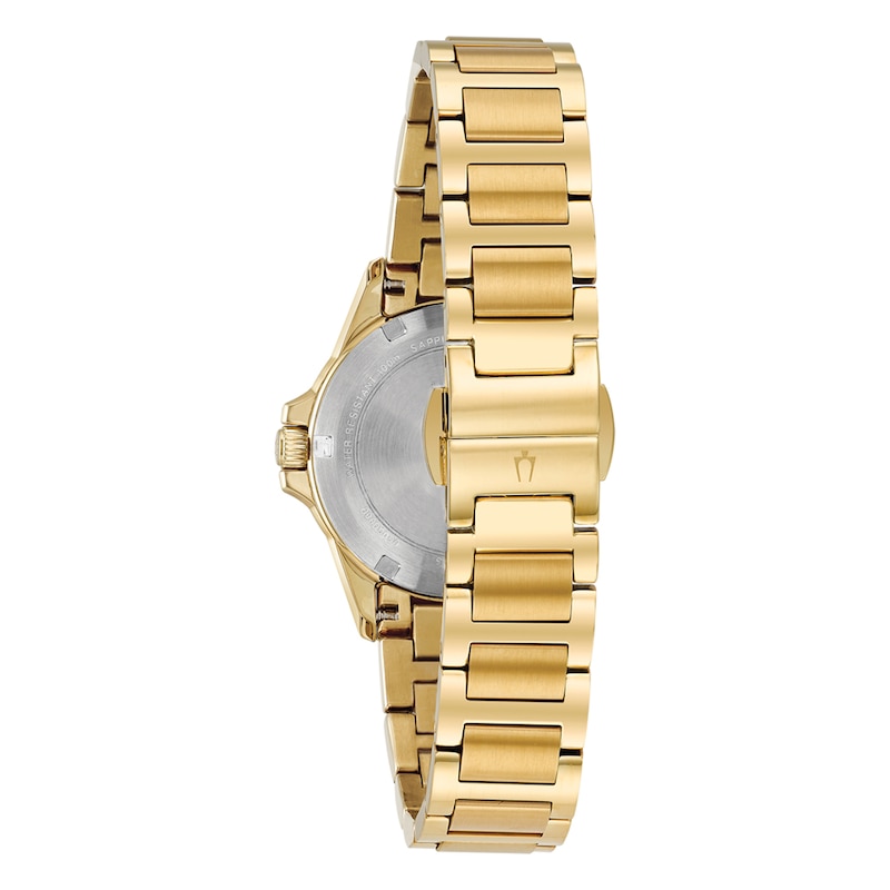 Bulova Marine Star Ladies' Diamond Gold-Tone Bracelet Watch