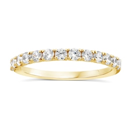 Yellow Gold Eternity Wedding Rings