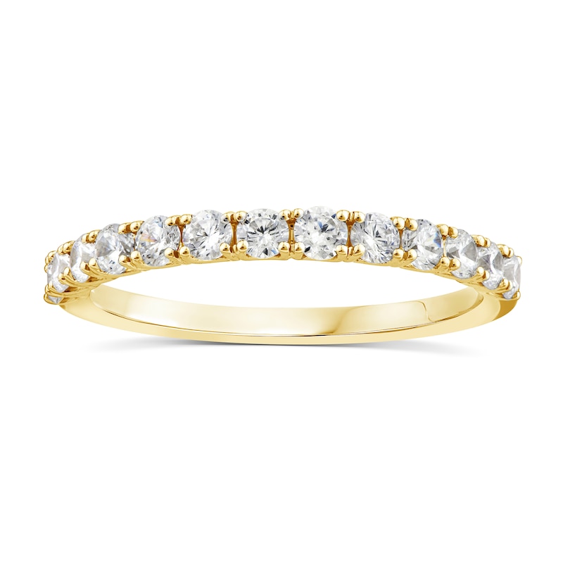 Main Image 1 of 18ct Yellow Gold 0.50ct Round Cut Eternity Ring