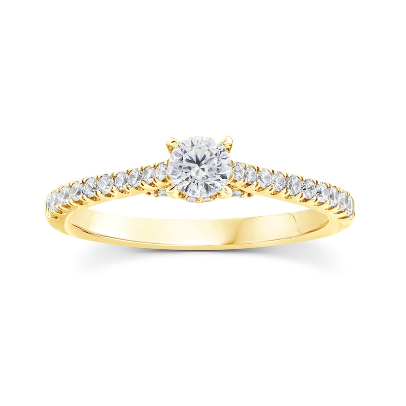 18ct Yellow Gold 0.50ct Diamond Solitaire Ring