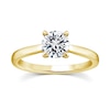 Thumbnail Image 0 of 18ct Yellow Gold 1ct Diamond Round Cut Solitaire Ring