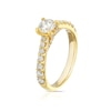 Thumbnail Image 2 of 18ct Yellow Gold 1ct Diamond Round Cut Four Claw Solitaire Ring