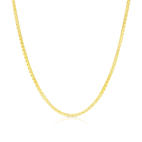 9ct Yellow Gold 20 Box Chain Necklace