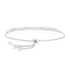 Thumbnail Image 3 of Sterling Silver Moon Cut Bead Adjustable Bolo Bracelet