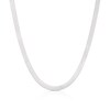 Thumbnail Image 1 of Sterling Silver 16+2" Flat Herringbone Chain Necklace