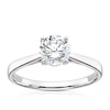 Thumbnail Image 0 of Sterling Silver Cubic Zirconia Round Cut Solitaire Ring