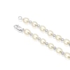 Thumbnail Image 2 of 9ct White Gold 17 Inch Cultured Pearl Beaded Necklet