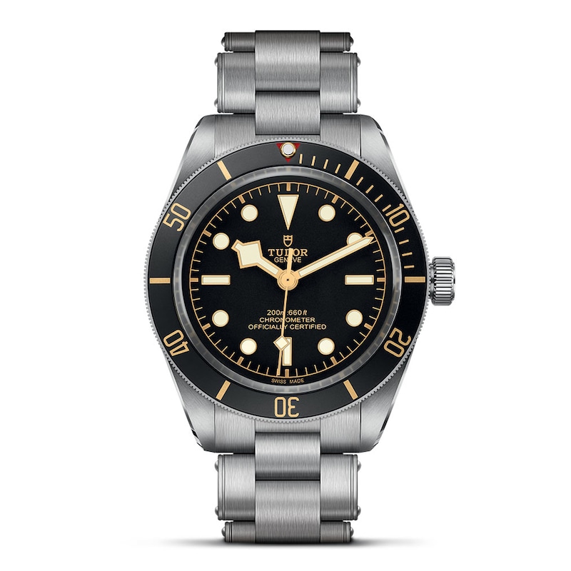 Tudor Black Bay Fifty Eight Stainless Steel Bracelet Watch with black dial