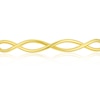 Thumbnail Image 1 of 9ct Yellow Gold 6 Inch Open Twist Bangle