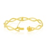 Thumbnail Image 2 of 9ct Yellow Gold 6 Inch Open Twist Bangle