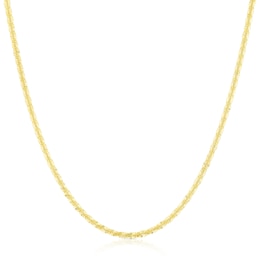9ct Yellow Gold 18" Tocalle Chain Necklace
