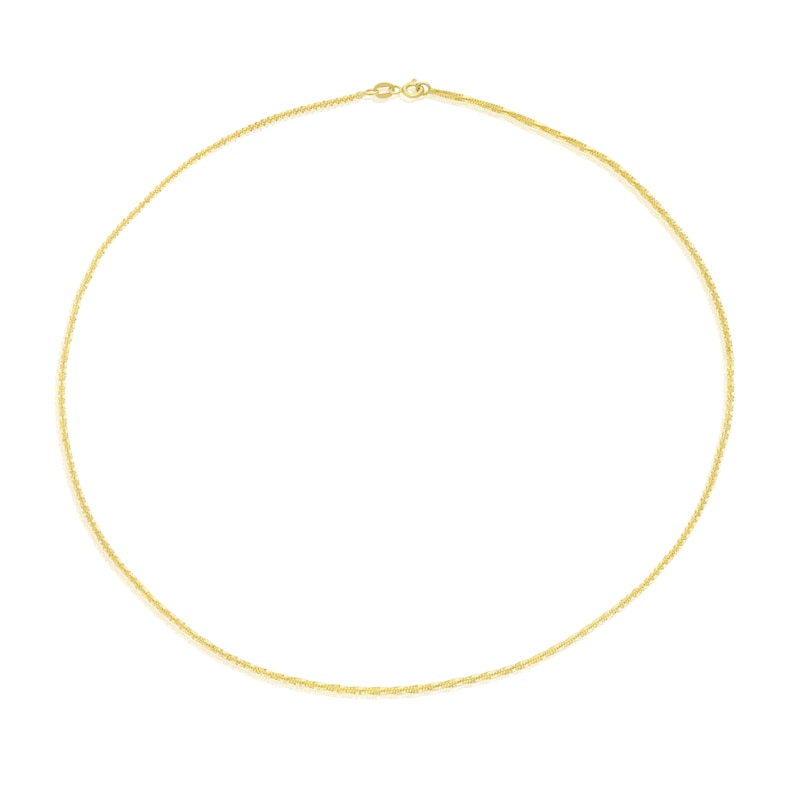 Main Image 2 of 9ct Yellow Gold 18" Tocalle Chain Necklace