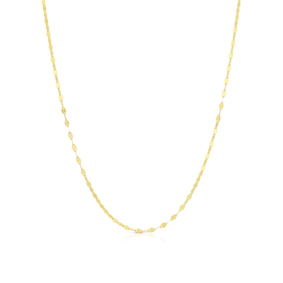 9ct Yellow Gold Forzatina Adjustable 18+2 Chain Necklace