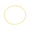 Thumbnail Image 1 of 9ct Yellow Gold 16+2 Inch Greek Key Herringbone Chain Necklace