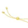 Thumbnail Image 2 of 9ct Yellow Gold 9.5 Inch Forzatina Chain Bolo Bracelet