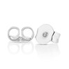 Thumbnail Image 1 of 9ct White Gold Triple Knot Stud Earrings