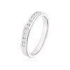 Thumbnail Image 1 of 9ct White Gold CZ Channel Set Eternity Ring