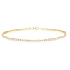 Thumbnail Image 1 of 9ct Yellow Gold 7.5" Cubic Zirconia Round Cut Tennis Bracelet