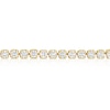 Thumbnail Image 2 of 9ct Yellow Gold 7.5" Cubic Zirconia Round Cut Tennis Bracelet