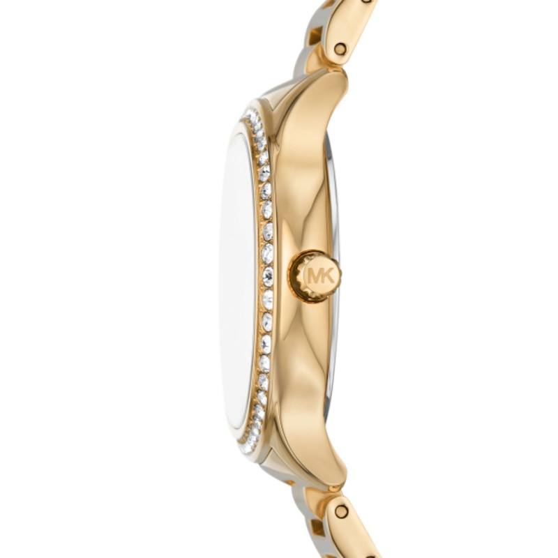 Michael Kors Sage Mother Of Pearl Dial & Gold-Tone Bracelet Watch