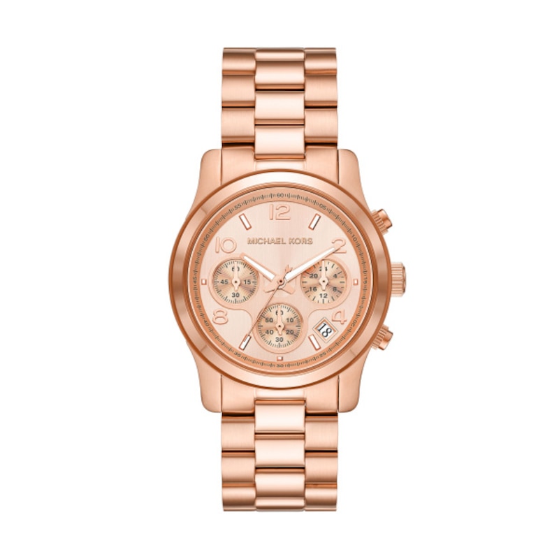 Main Image 1 of Michael Kors Runway Ladies' Rose Gold-Tone Bracelet Watch
