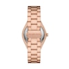 Thumbnail Image 2 of Michael Kors Lennox Pink Dial & Rose Gold Tone Bracelet Watch