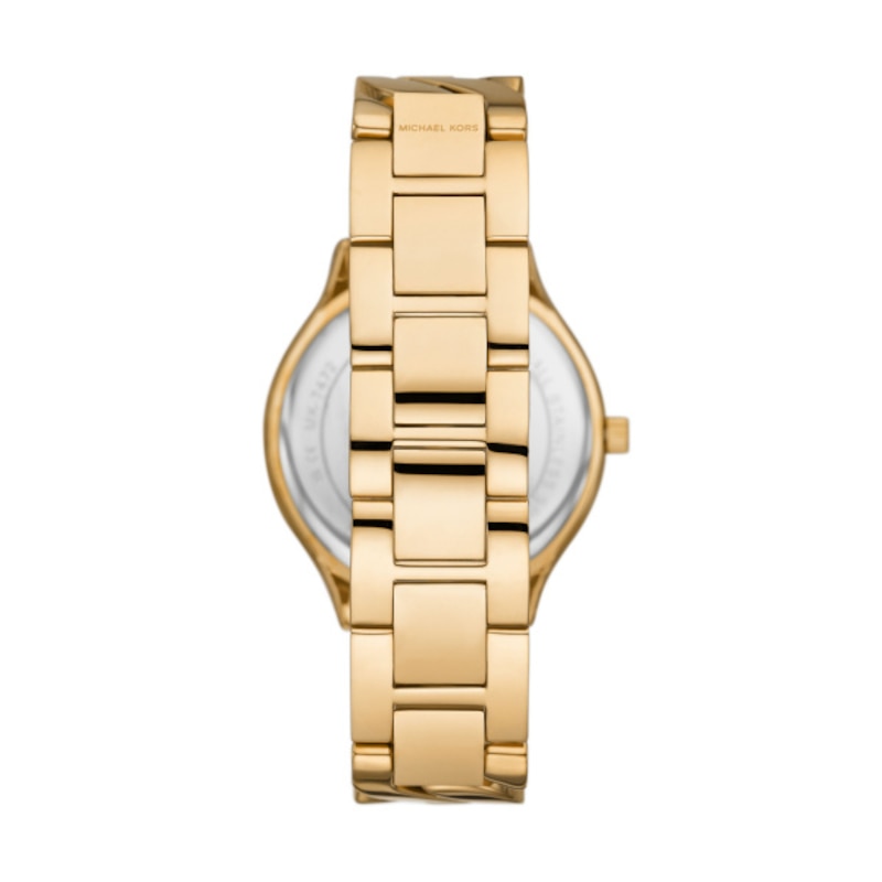 Main Image 2 of Michael Kors Runway Gold Tone Curb Chain Bracelet Watch