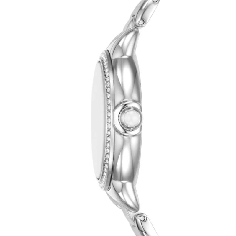 Emporio Armani Ladies' Mother Of Pearl Dial & Steel Bracelet Watch