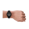 Thumbnail Image 3 of Emporio Armani Men's Chronograph Black Leather Strap Watch