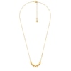 Thumbnail Image 1 of Michael Kors Ladies' 14ct Yellow Gold Plated Sterling Link Necklace