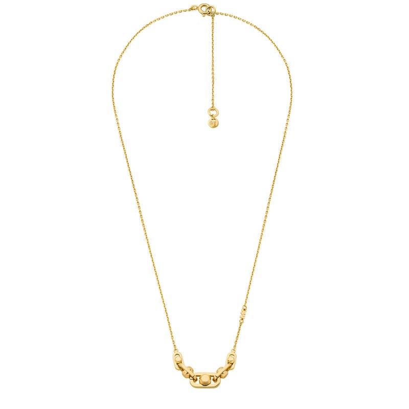 Michael Kors Ladies' 14ct Yellow Gold Plated Sterling Link Necklace