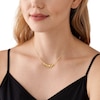Thumbnail Image 2 of Michael Kors Ladies' 14ct Yellow Gold Plated Sterling Link Necklace