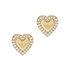 Thumbnail Image 2 of Emporio Armani Gold-Tone CZ & Heart Shaped Stud Earrings