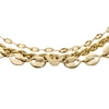 Thumbnail Image 2 of Emporio Armani Ladies' Gold-Tone 6 Inch Multi Strand Chain Bracelet