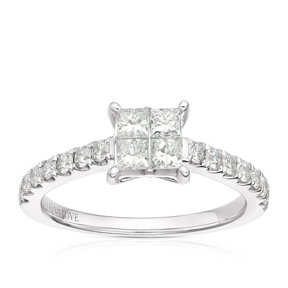 Vera Wang 18ct White Gold 0.70ct Diamond Ring