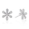 Thumbnail Image 1 of 9ct White Gold 0.25ct Diamond Daisy Earrings