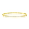 Thumbnail Image 0 of 9ct Yellow Gold 0.50ct Diamond Channel Set Bangle