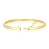 Thumbnail Image 2 of 9ct Yellow Gold 0.50ct Diamond Channel Set Bangle