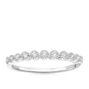 Thumbnail Image 1 of 9ct White Gold 0.15ct Diamond Milgrain Eternity Ring