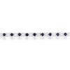 Thumbnail Image 1 of 9ct White Gold Sapphire & 1ct Diamond Tennis Bracelet