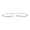 Thumbnail Image 2 of 9ct White Gold Sapphire & 1ct Diamond Tennis Bracelet