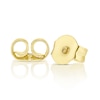 Thumbnail Image 1 of 9ct Yellow Gold Emerald & Diamond Stud Earrings