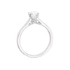 Thumbnail Image 2 of 18ct White Gold & Platinum 0.50ct Diamond Round Cut Ring