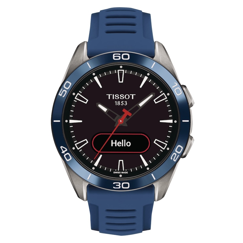 Tissot T-Touch Blue Silicone Strap Smartwatch